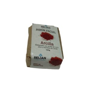 Jabon en Barra Arcilla roja 120g