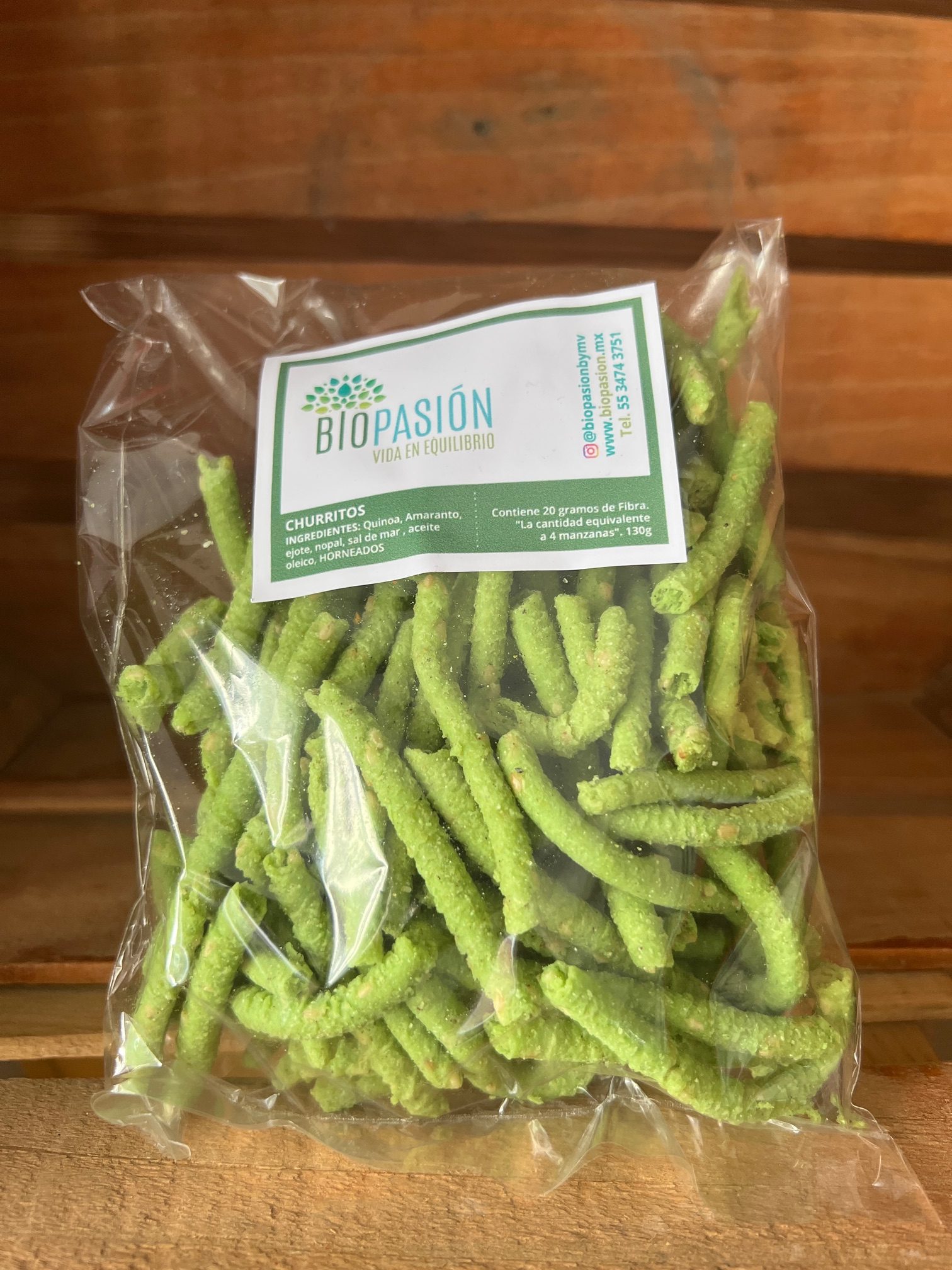 Churritos Nopal, Sin Gluten 130g
